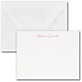 Custom Premium Flat Stationery Note Cards, 5-1/2" x 4-1/4", It's All About Me, White, Box Of 25 Cards