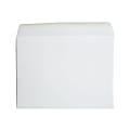 JAM Paper® Booklet Strathmore Wove Envelopes, 9" x 12", Gummed Seal, Strathmore Bright White, Pack Of 25
