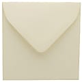 JAM Paper® Strathmore Invitation Envelopes,  3 1/8" x 3 1/8", Gummed Seal, Natural White, Pack Of 25 1 thumbnail image