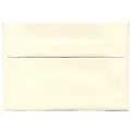 JAM Paper® Booklet Envelopes (Strathmore Paper), #4 Bar (A1), Gummed Seal, Strathmore Natural White Wove, Pack Of 25