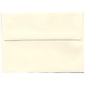 JAM Paper® Booklet Invitation Envelopes, A6, Gummed Seal, Strathmore, Natural White Wove, Pack Of 25 1 thumbnail image
