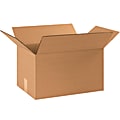 Partners Brand Heavy-Duty Storage Boxes, 10" x 12" x 16", Kraft, Case Of 25