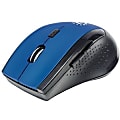 Manhattan Curve Wireless Mouse, Blue/Black), 2.4Ghz (up to 10m), USB, Optical, Five Button with Scroll Wheel - 179294 1 thumbnail image
