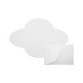 LUX Petal Invitations, A7, 5" x 7", Bright White, Pack Of 120