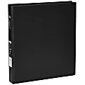 Office Depot® Brand Heavy-Duty 3-Ring Binder, 1" D-Rings, 49% Recycled, Black