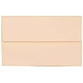 JAM Paper® Booklet Invitation Envelopes, A10, Gummed Seal, Strathmore Natural White, Pack Of 25