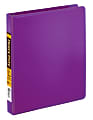 Office Depot® Brand Heavy-Duty 3-Ring Binder, 1" D-Rings, 59% Recycled, Radiant Orchid
