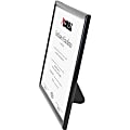 Lorell U-channel Frame - 10" x 8" Frame Size - Rectangle - Desktop - Horizontal, Vertical - 1 Each - Black 1 thumbnail image