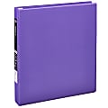 Office Depot® Heavy-Duty Easy-Open 3-Ring Binder, 1" D-Rings, Purple 1 thumbnail image