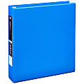 Office Depot® Heavy-Duty 3-Ring Binder, 1 1/2" D-Rings, 49% Recycled, Blue