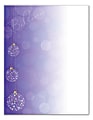 Great Papers!® Holiday Stationery, 8 1/2" x 11", Believe Ornaments, Pack Of 80 Sheets