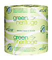 Atlas Green Heritage Bathroom Tissue, 2-Ply, White, 500 Sheets Per Roll, Carton Of 96 Rolls