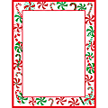 Great Papers Holiday Themed Letterhead Paper 8 12 x 11 Holly Bunch Pack Of  80 Sheets - Office Depot