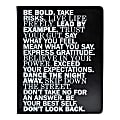 Eccolo™ Inspirational Desk-Size Journal, 8" x 10", 256 Pages (128 Sheets), Brown 1 thumbnail image