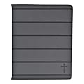 Eccolo™ Christian Desk Size Journal, 8" x 10", Black