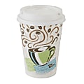 Dixie® PerfecTouch Hot Cups And Lids, 12 Oz, Multicolor, Pack Of 50 Cups And Lids 1 thumbnail image