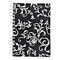 Eccolo™ Wiro Journal, 8 1/2" x 11", Ruled, 200 Pages, Black/White