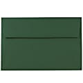 JAM Paper® Booklet Invitation Envelopes, A9, Gummed Seal, Dark Green, Pack Of 50
