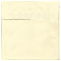 JAM Paper® Strathmore Invitation Envelopes, 8 1/2" x 8 1/2", Gummed Seal, Ivory, Pack Of 25