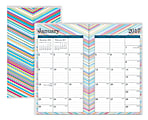 Blue Sky™ 24-Month Pocket Planner, 3 5/8" x 6 1/8", 50% Recycled, Solana, January 2017 to December 2018