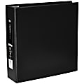 Office Depot® Brand Heavy-Duty 3-Ring Binder, 3" D-Rings, 49% Recycled, Black