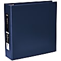 Office Depot® Heavy-Duty 3-Ring Binder, 3" D-Rings, Navy