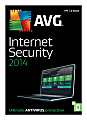 AVG Internet Security 2014, For 1 User, 2-Year Subscription, Traditional Disc