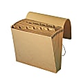 Smead® Kraft Expanding File With Flap, January-December, 12" x 10", Brown