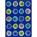 Joy Carpets Kids' Essentials Rectangle Area Rug, 5-1/3' x 7-33/50', Watercolor Spots™ 1 thumbnail image