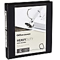 Office Depot® Brand Heavy-Duty View 3-Ring Binder, 1" D-Rings, 49% Recycled, Black 1 thumbnail image