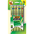 BIC® Mechanical Pencils, 0.7 mm Lead, 65% Recycled, Assorted Barrel, Pack Of 24 1 thumbnail image