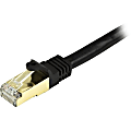 StarTech.com 7 ft CAT6a Ethernet Cable - 10 Gigabit Category 6a Shielded Snagless RJ45 100W PoE Patch Cord - 10GbE Black UL/TIA Certified 1 thumbnail image