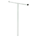 Honey-Can-Do 7-Line Clothesline T-Post, 79 3/16"H x 2 5/16"W x 32 5/8"D, White 1 thumbnail image