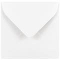 JAM Paper® Small Mini Envelopes, 3 1/8" x 3 1/8", Gummed Seal, White, Pack Of 25