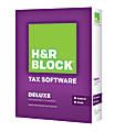 H&R Block Deluxe State - Box pack - Win, Mac