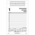 At-A-Glance Daily Pad-Style Desk Calendar Refill - Julian Dates - Daily - 1 Year - January 2022 till December 2022 - 7:00 AM to 4:30 PM - Half-hourly - 1 Day Single Page Layout - 5" x 8" Sheet Size - Desktop - White - Refillable - 1 Each 1 thumbnail image