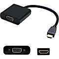 AddOn 8in HDMI to VGA Adapter Cable - Video converter - HDMI - VGA - black, H4F02UTABAAO 1 thumbnail image