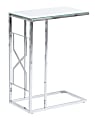 Monarch Specialties Accent Table, Metal Base, Rectangular, Mirror/Chrome