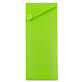 JAM Paper® Plastic Slide Pencil Case, 7 3/4"H x 2 3/4"W x 1 1/8"D, Green 1 thumbnail image