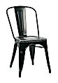 Office Star™ Bristow Armless Chairs with Wood Seats, Ash Crazy Horse/Black, Set Of 4 Chairs 1 thumbnail image