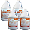 Amrep Biodet ND32 One-Step Disinfectant - Concentrate - Liquid - 128 fl oz (4 quart) - Lemon Scent - 4 / Carton - Yellow 1 thumbnail image