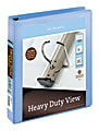 Office Depot® Brand Heavy-Duty View 3-Ring Binder, 1 1/2" D-Rings, Periwinkle 1 thumbnail image