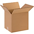 Partners Brand Corrugated Boxes, 12" x 8" x 12", Kraft, Pack Of 25 Boxes