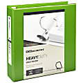 Office Depot® Brand Heavy-Duty View 3-Ring Binder, 2" D-Rings, Army Green