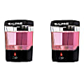Alpine Commercial Automatic Touch-Free Liquid Soap And Gel Hand Sanitizer Dispensers, 700 mL, Black, Pack Of 2 Dispensers 1 thumbnail image