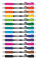 TUL® GL Series Retractable Gel Pen, Medium Point, 0.7 mm, Silver Barrel, Assorted Ink 1 thumbnail image