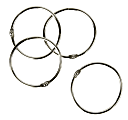 Office Depot® Brand Book Rings, 2", Silver, Pack Of 25 1 thumbnail image