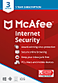 McAfee® Internet Security, For 3 Devices, Antivirus Software, 1-Year Subscription, Product Key