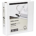 Office Depot® Brand Heavy-Duty View 3-Ring Binder, 2" D-Rings, 49% Recycled, White 1 thumbnail image