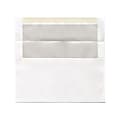 JAM Paper® Foil-Lined Invitation Envelopes, A9, Gummed Seal, Ivory/White, Pack Of 25 1 thumbnail image